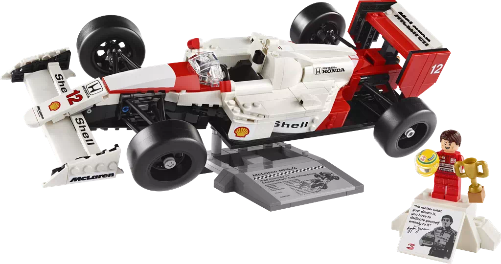 予約開始！アイルトン・セナ「レゴ(R)マクラーレン MP4/4」ホンダエンジンを積んだ歴史に残るF1レーシングカーが3月にレゴ(R)ブロックで発売