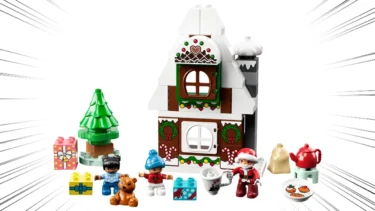 レゴ(R)デュプロ『10976 サンタのジンジャーブレッドハウス』新製品情報：2022年9月1日発売クリスマスセット