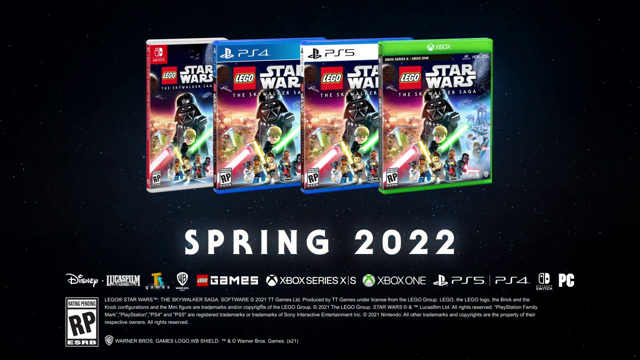 2022年春発売『レゴ(R) スター・ウォーズ/スカイウォーカー・サーガ』公式ゲームプレイトレイラー公開