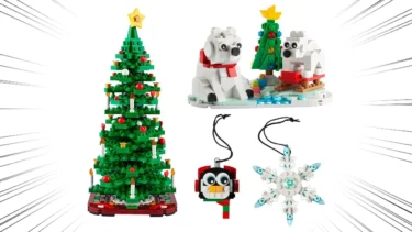 今年もクリスマスがやってくる！『40571 クリスマスのシロクマ/40572 ペンギンと雪の結晶/40573 クリスマスツリー』レゴ(R)クリスマスシーズン新製品情報：2022年9月1日発売