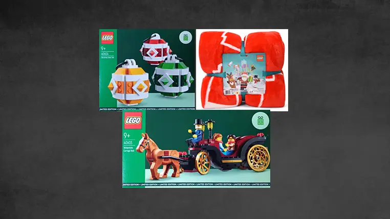 レゴ(R)ブロックのクリスマス購入特典には馬車と宝石のセットが配布される見込み