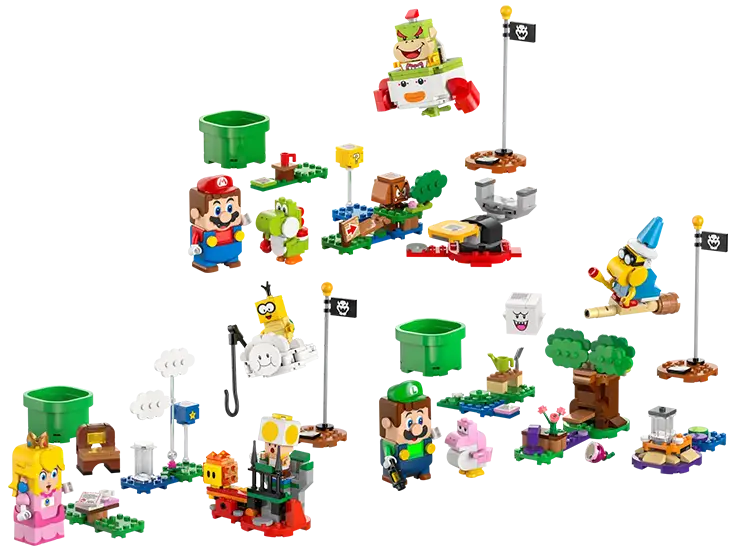 Mario & Yoshi Reunite in LEGO® Super Mario World: New Pixel Art Display Model for Adults Launching This October