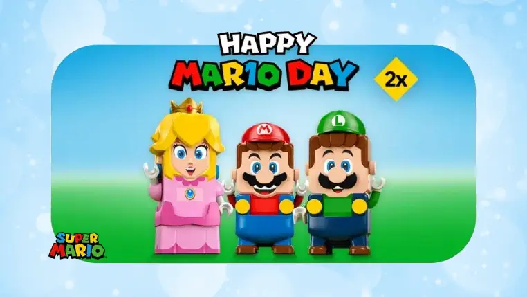 March 4th kicks off 'Mario Day'! Get Double Points on LEGO® Super Mario at LEGO® Shop