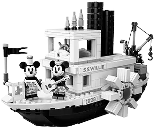 レゴ®LEGO®アイデア 蒸気船ウィリー ディズニー 21317