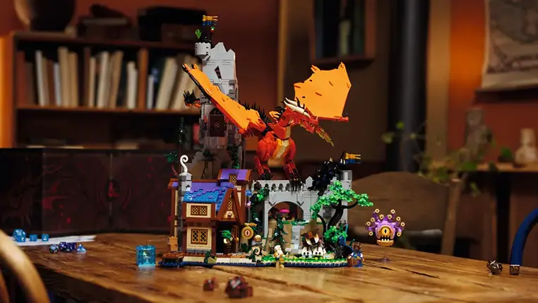 50th Anniversary Celebration: LEGO® Dungeons & Dragons: Red Dragon's Tale (21348) - A Fantastical New Release Packed with Fantasy - Coming in April
