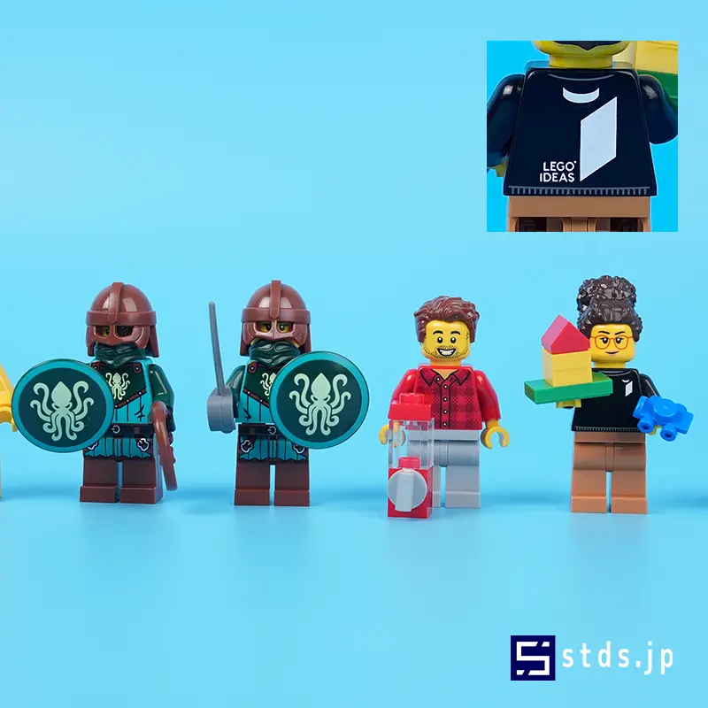 LEGO® Minifigure Vending Machine (21358) includes Kraken warriors, fan designer Rob, and LEGO® Ideas builder minifigures
