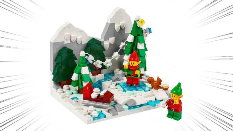 クリスマスを楽しむキッズエルフ『40564 エルフとたのしい冬』レゴ(R)購入者プレゼント新製品情報 - 2022年11月19日配布開始見込み