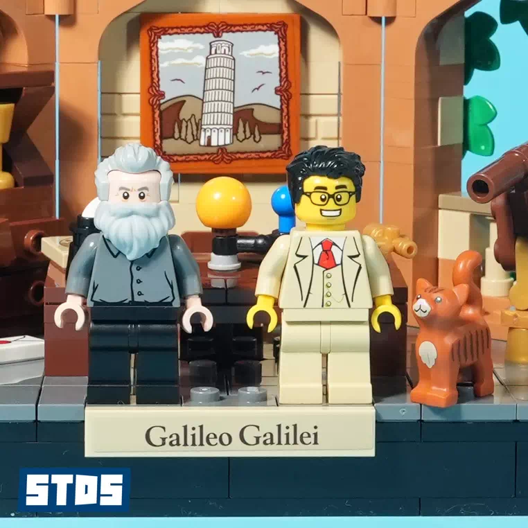 レゴ(R)レビュー『40595 ガリレオ・ガリレイ トリビュート』STEMがテーマの動くセット、動画あり | 2023年11月1日配布開始のレゴ(R)アイデア購入特典用セット