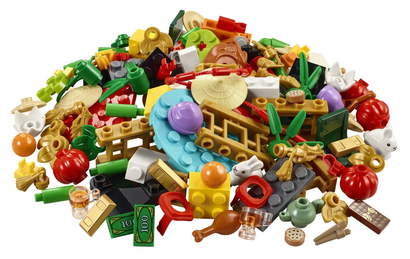 40605 VIPパーツ 春節：レゴ&reg;LEGO&reg;パーツ、その他、 購入者プレゼント 
