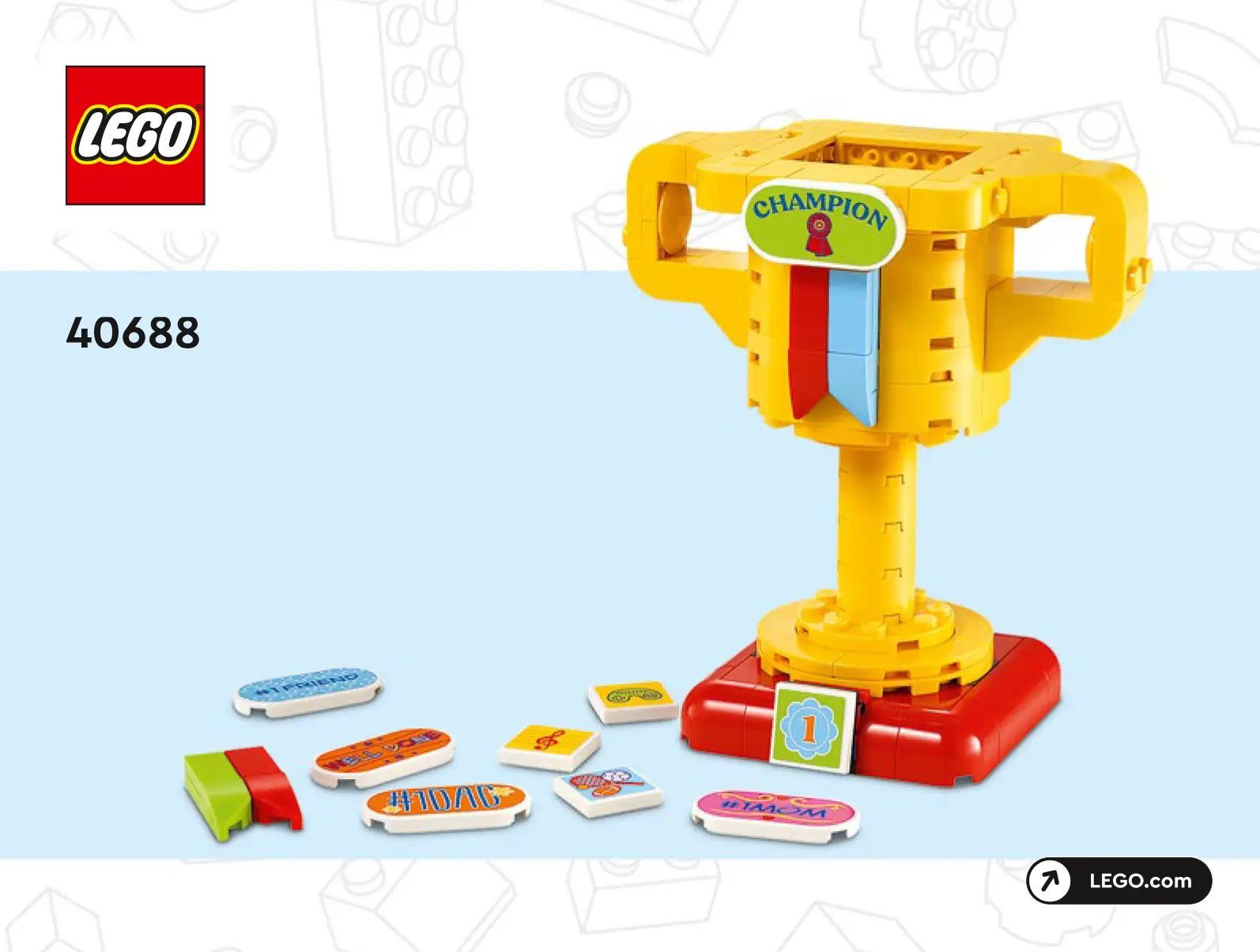 Check Out the 'Trophy (40688)' - The New LEGO(R) GWP Set You'll Love to Receive