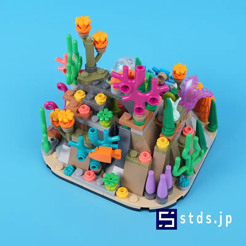 サンゴ礁の拡大画像