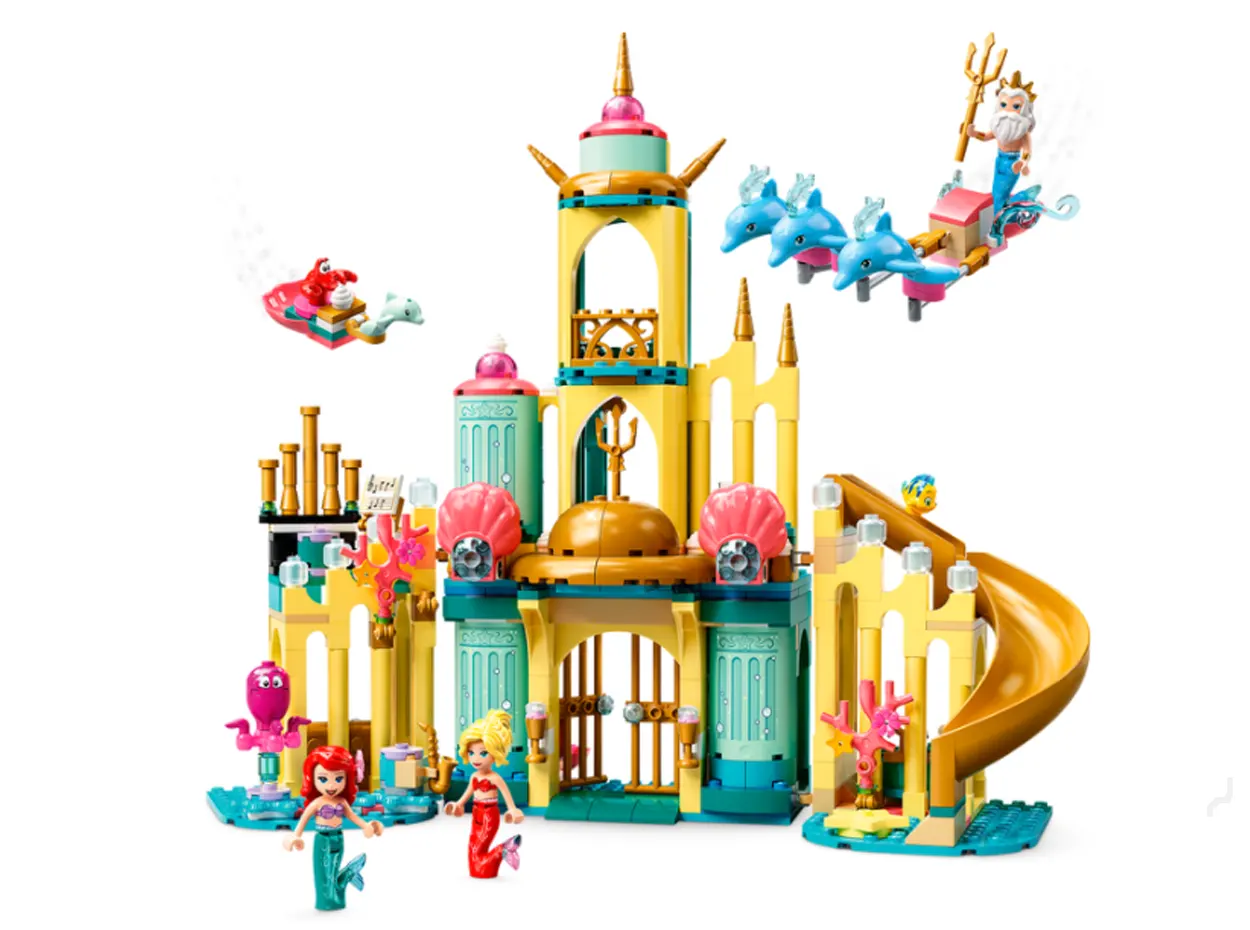 3月1日発売レゴ(R)『アリエルのお城とエルサとノックの氷の馬小屋