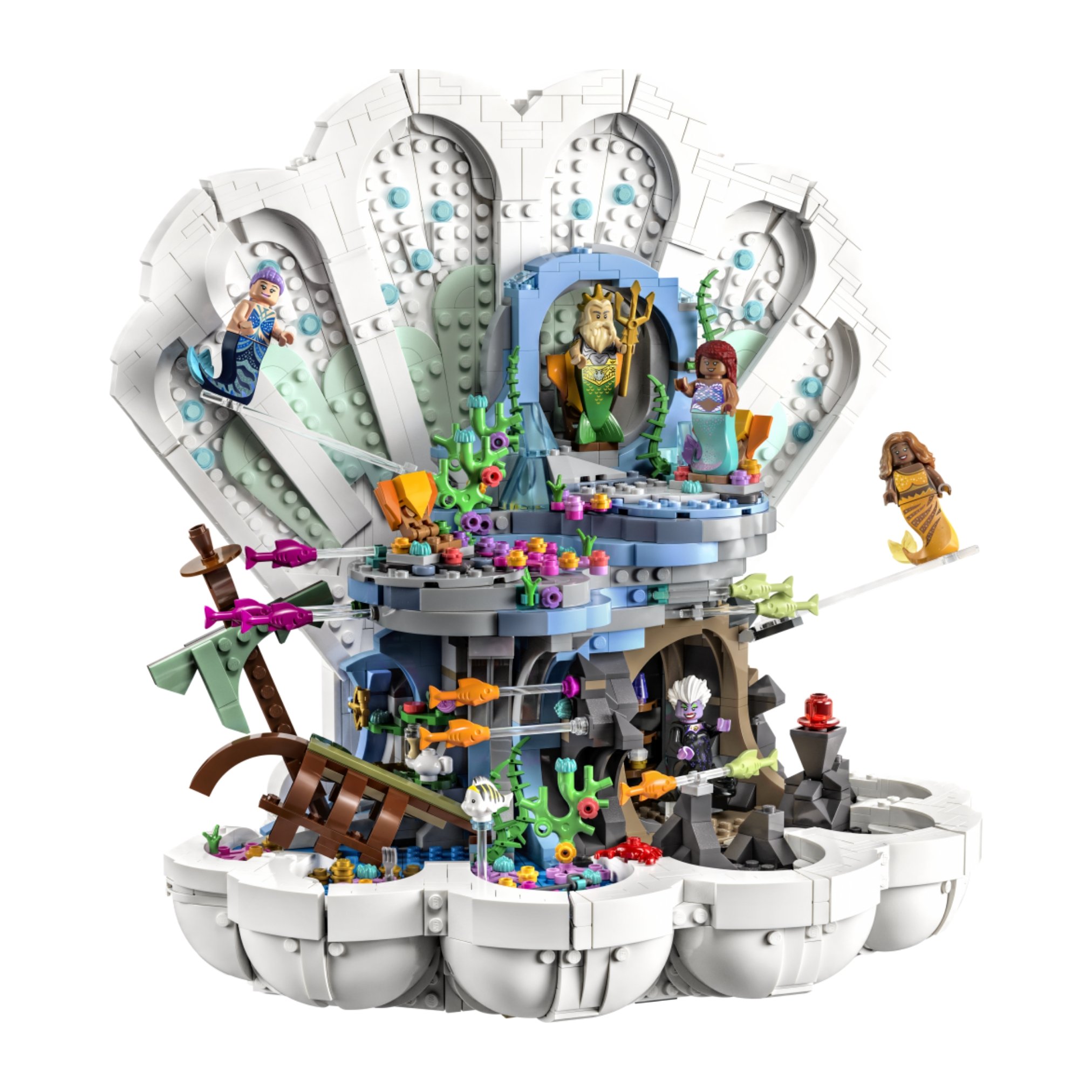 貝の城『43225 リトル・マーメイドのシェル・パレス』100周年記念レゴ