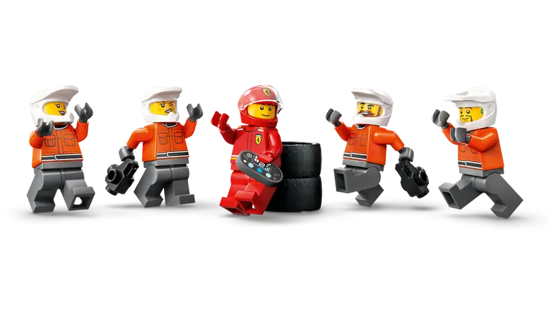 F1® Pit Stop & Pit Crew with Ferrari Car (60443)