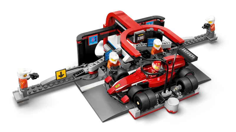 F1® Pit Stop & Pit Crew with Ferrari Car (60443)