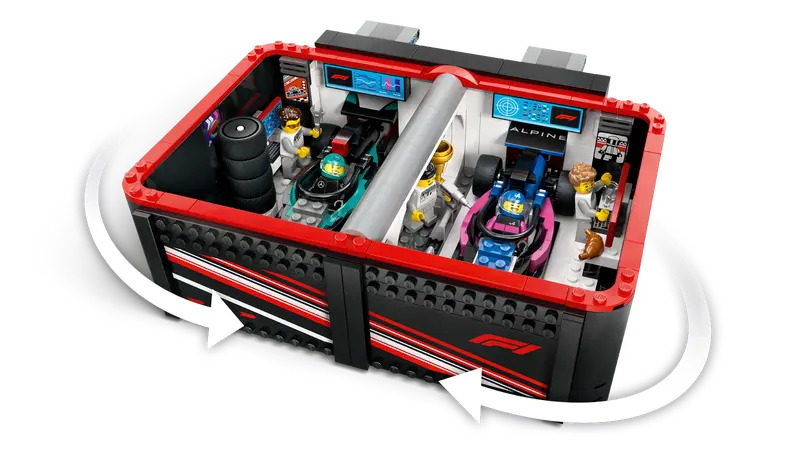 LEGO® City F1® Garage with Mercedes-AMG & Alpine Cars (60444)