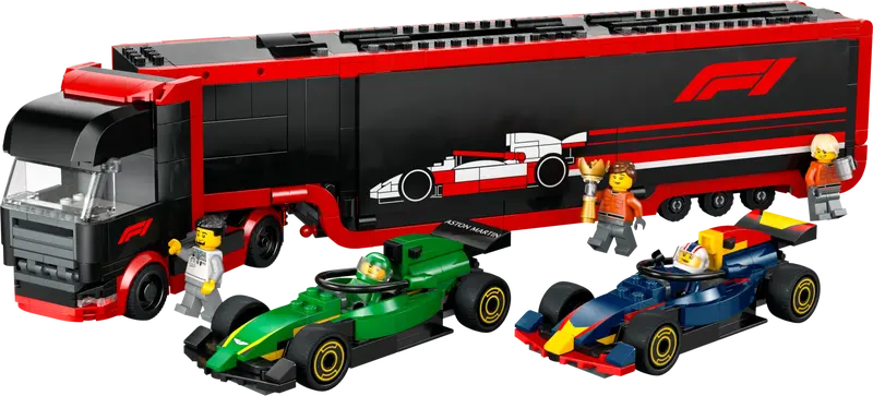 LEGO® City F1® Truck with RB20 & AMR24 Cars (60445)