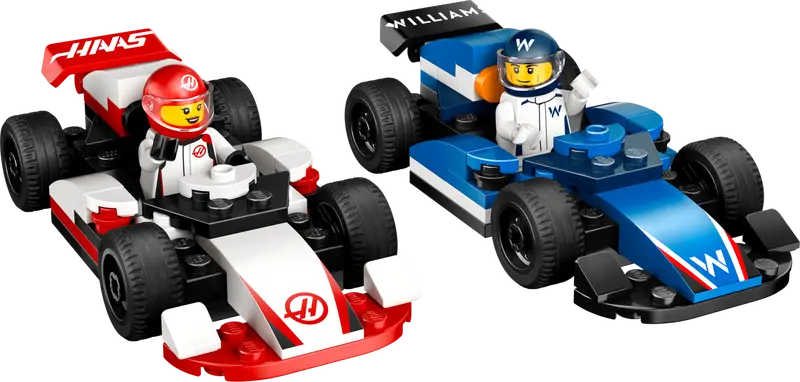 LEGO® City F1® Williams Racing & Haas F1® Race Cars (60464)