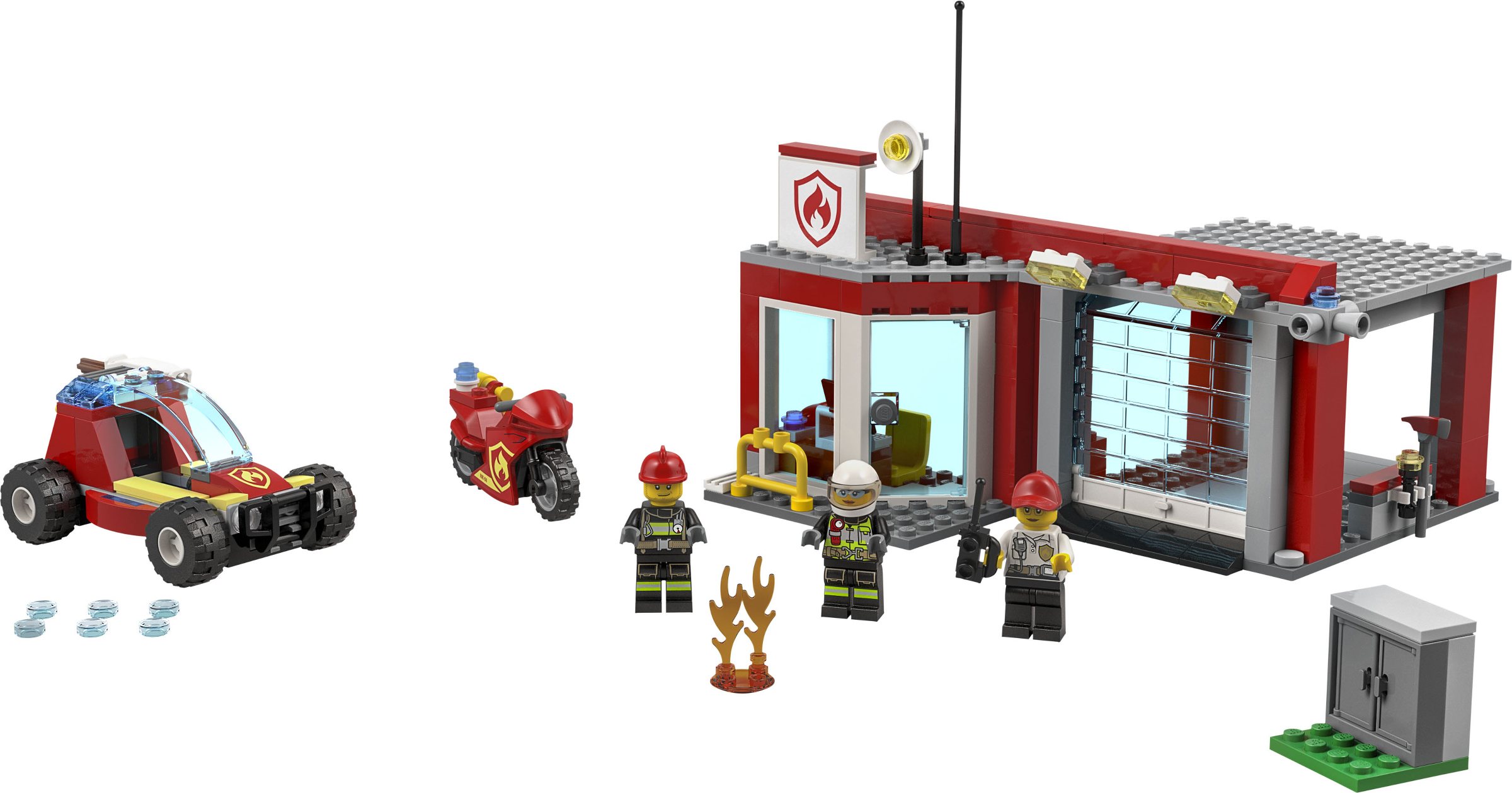 レゴ(R)『フィアット・恐竜・消防署』新色と改良型パイロット版新製品英公式で新発売(2021)