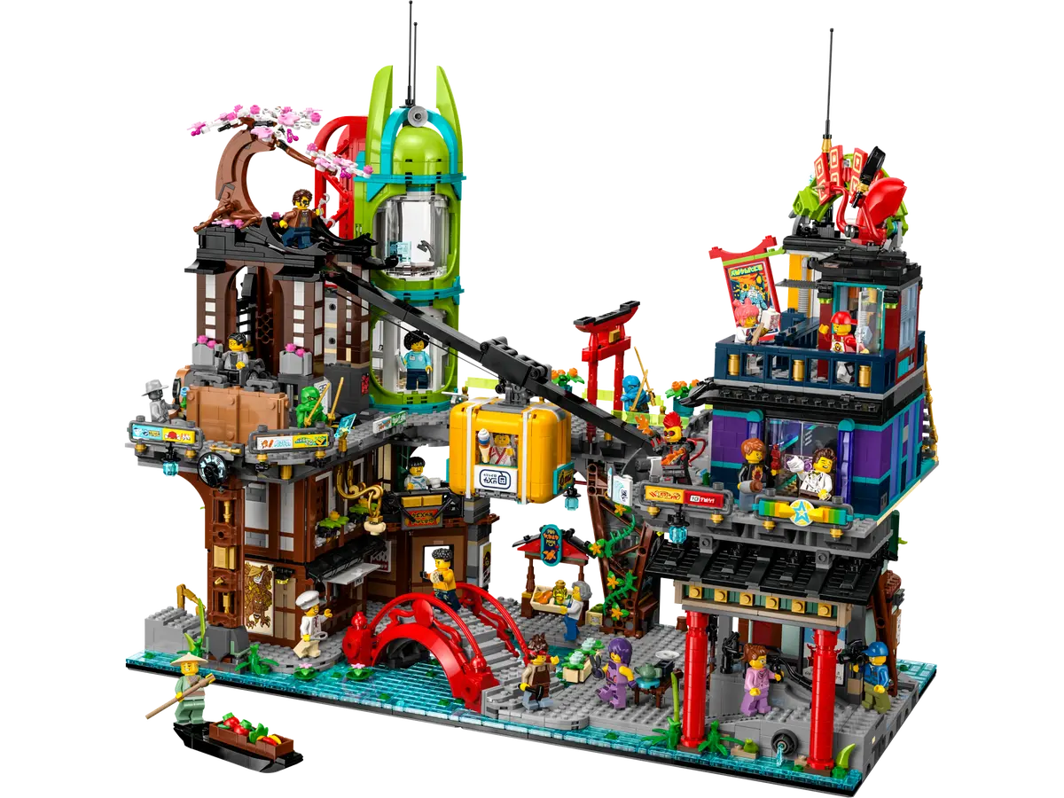 So Huge! LEGO(R)71799 NINJAGO® City Markets Officially Announced | New Set for June 1, 2023