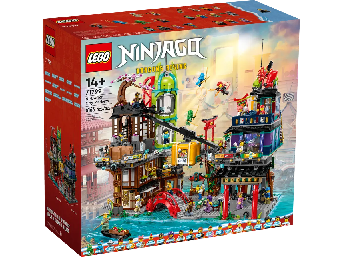 So Huge! LEGO(R)71799 NINJAGO® City Markets Officially Announced | New Set for June 1, 2023