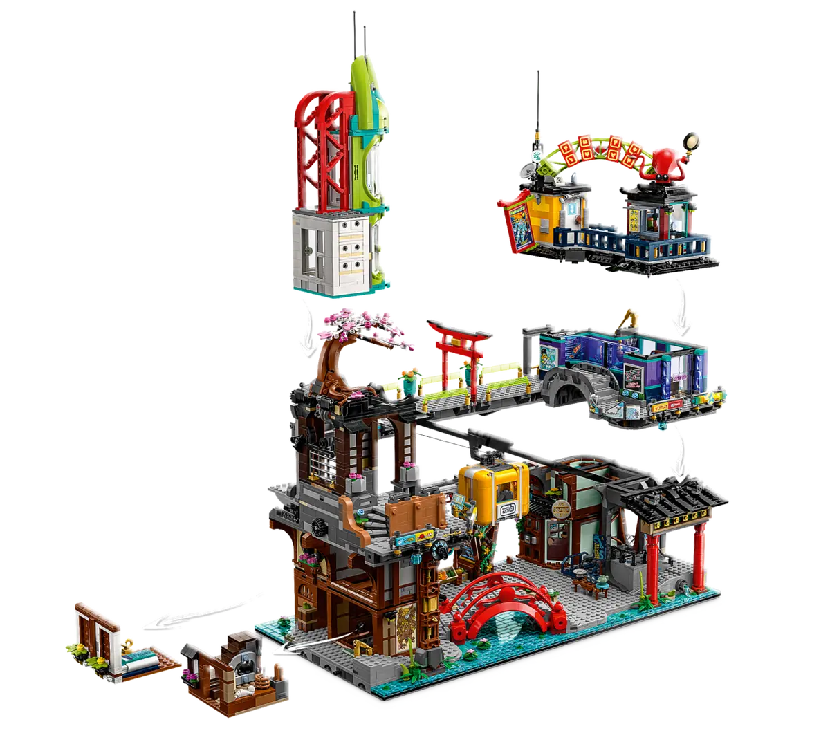 So Huge! LEGO(R)71799 NINJAGO® City Markets Officially Announced | New Set for June 1, 2023