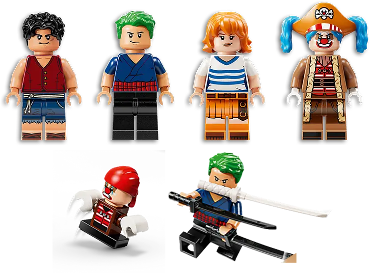 レゴ(R)ONE PIECE 道化のバギーのサーカス小屋(75637)ミニフィギュア