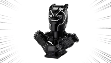 ほぼ実物大！レゴ(R)マーベル『76215 ブラックパンサー』新製品情報：2961ピースの大型セット：2022年10月1日発売