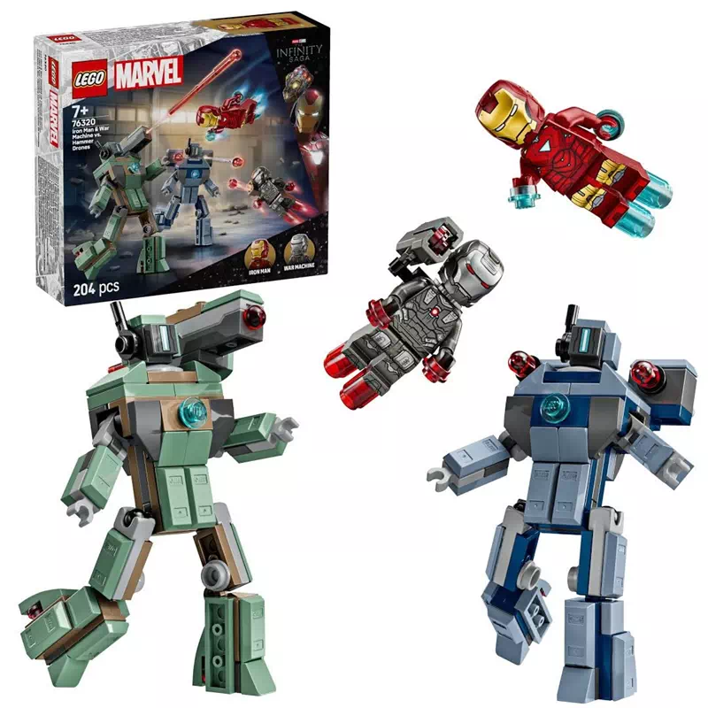 レゴ(R)マーベルアイアンマン＆ウォーマシン vs. ハンマー・ドローン(76320)