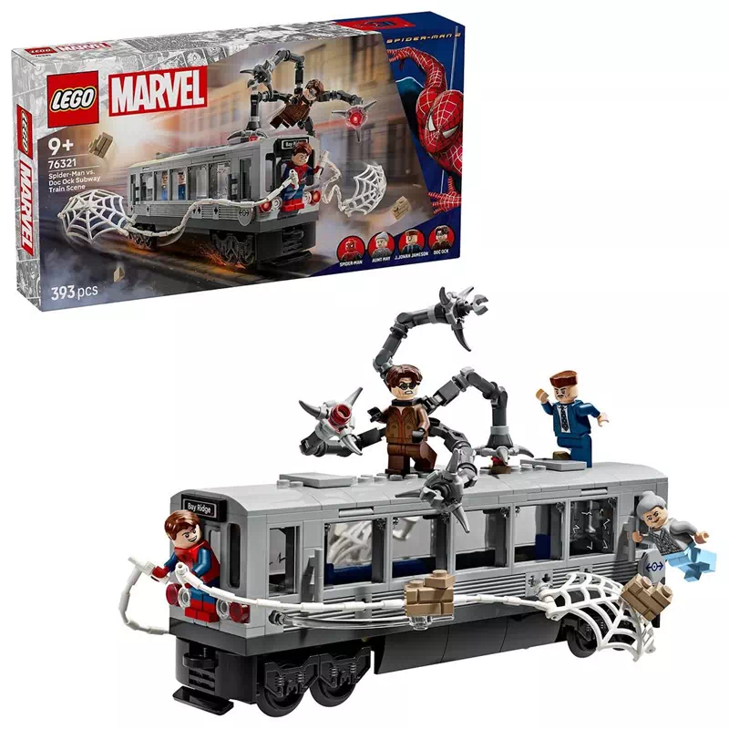 レゴ(R)マーベルスパイダーマンとドックロックの地下鉄バトル(76321)