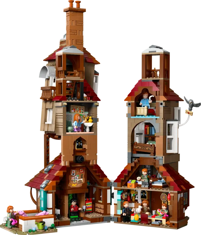 Enchanting Worlds for Grown-Ups: Relive Dramatic Moments with the LEGO® Harry Potter The Burrow – Collectors' Edition