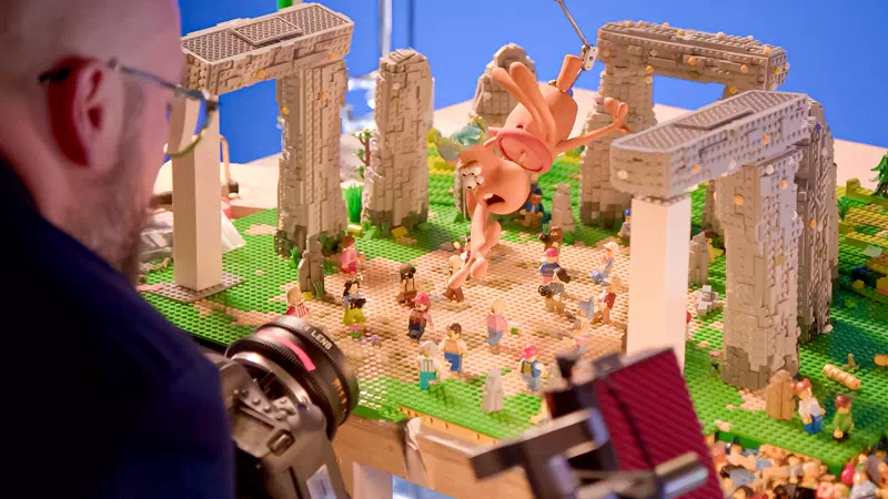 ウォレスとグルミットのアードマン×レゴ(R)グループ　みんなで作る“ブープ”のストップモーション物語