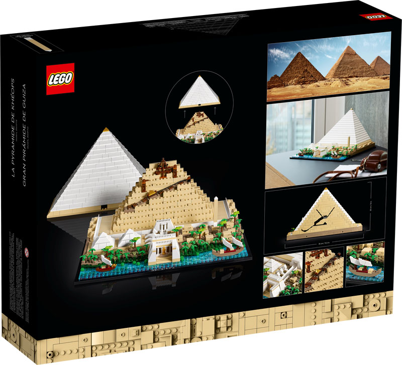 21058 ギザの大ピラミッド：レゴ®LEGO®アーキテクチャー│スタッズ 