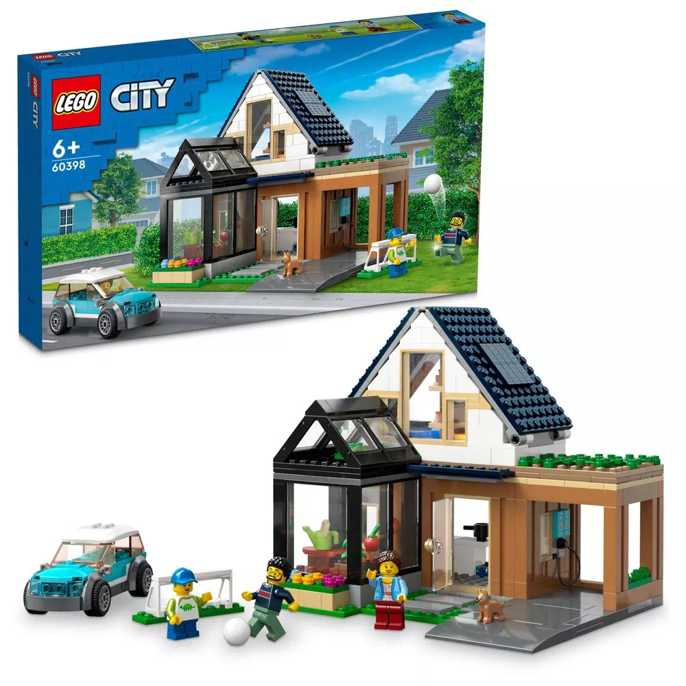 LEGO(R)CITY Family House and Electric Car 60398 