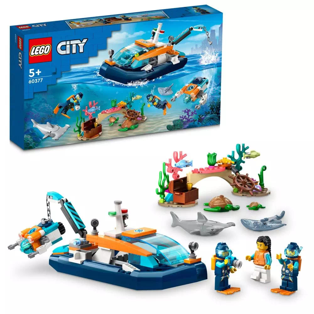 LEGO(R)CITY Explorer Diving Boat 60377 