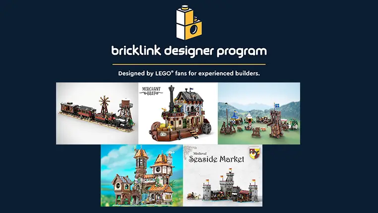 5 Designs Selected for LEGO Bricklink Crowdfunding, Featuring Medieval, Vehicle Themes