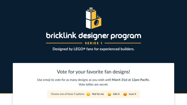 レゴ(R)作品投票開始【ブリックリンク・デザイナー・プログラム】375作品の中からブリリンブランドで販売してほしいデザインを選ぼう【2023年3月】