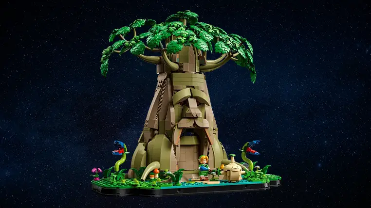 ゼルダの伝説『デクの樹(77092) 』がレゴ(R)ブロックで9月に発売！ブレス オブ ザ ワイルドと時のオカリナの2タイプを作り変えできるモデル