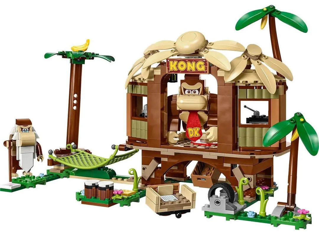 71424 Donkey Kong’s Tree House Revealed | LEGO(R)Super Mario New Set for August 2023