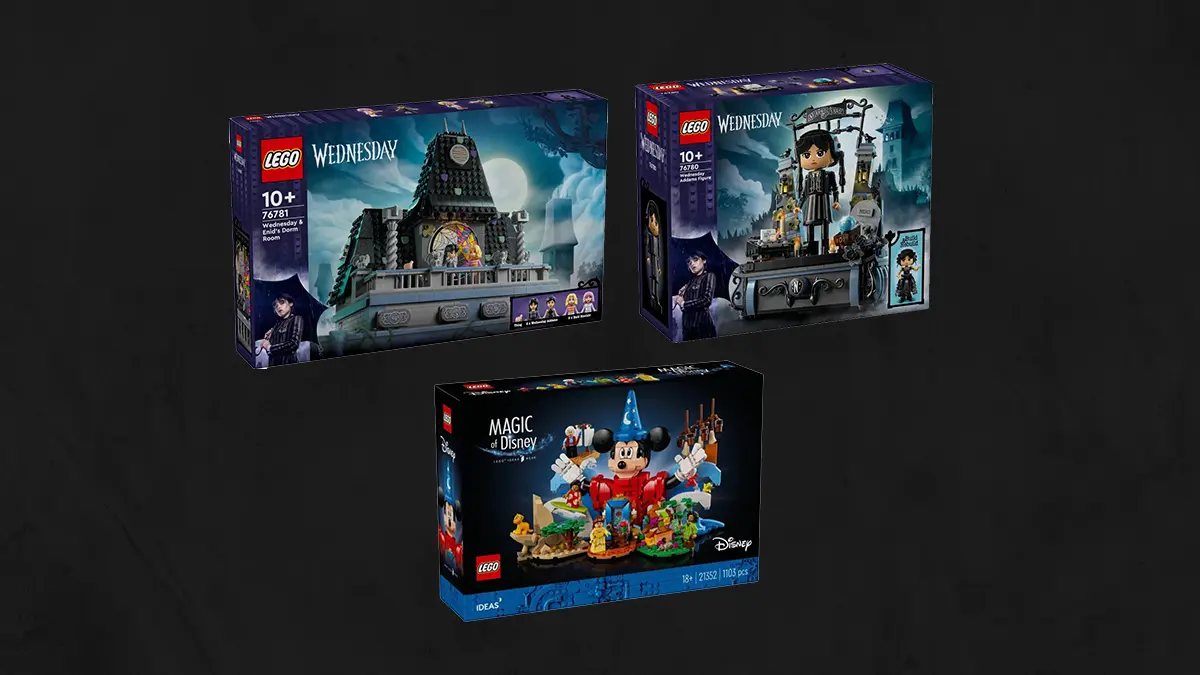 Greek Certified Store Reveals: LEGO® Wednesday & LEGO® Ideas Disney Magic, New Releases Coming in October