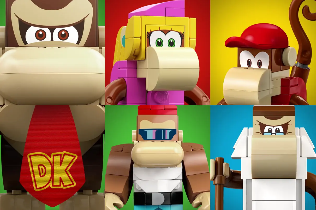 Donkey Kong Family Will Join LEGO Super Mario