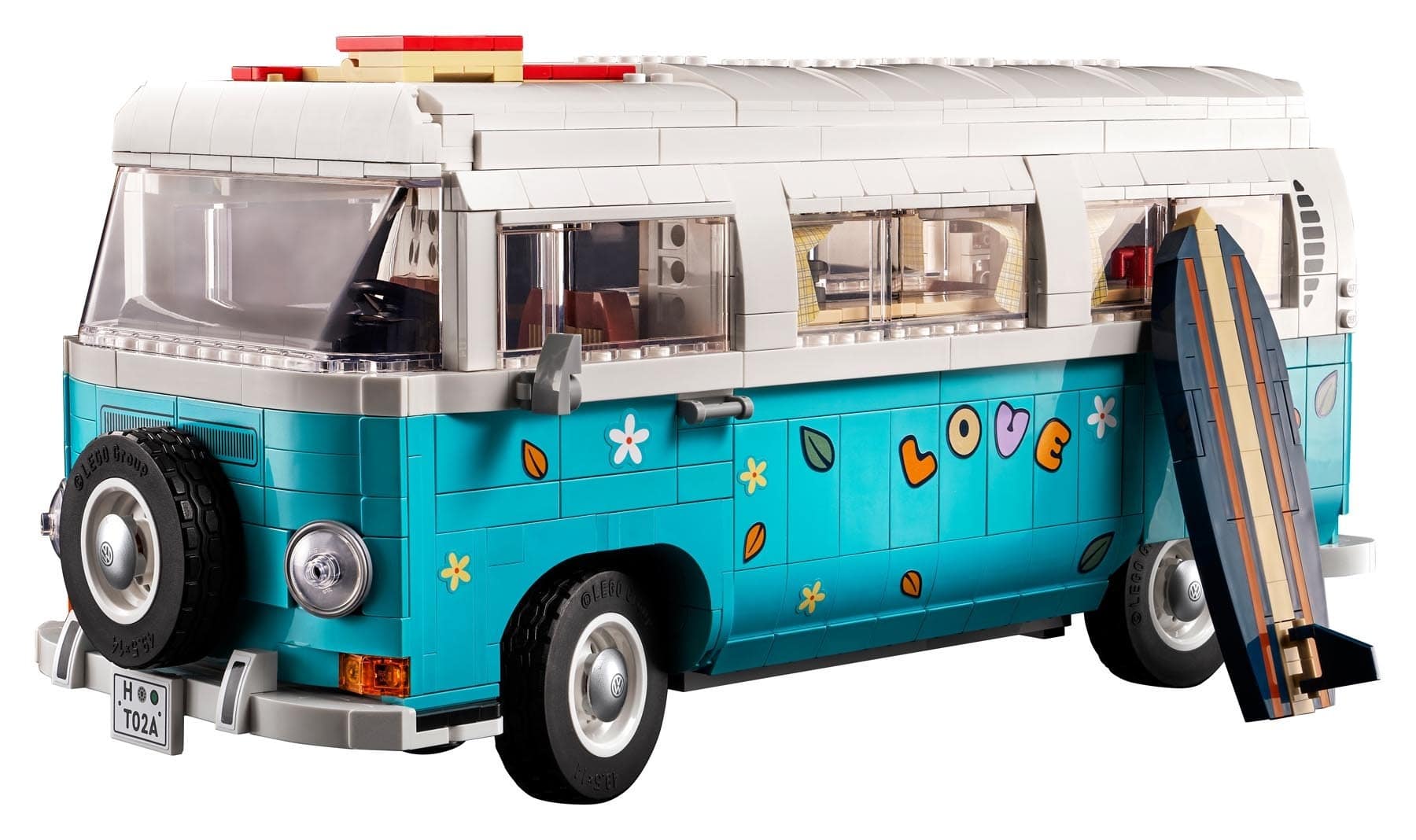 レゴ (LEGO) フォルクスワーゲン タイプ2バス キャンピングカー-