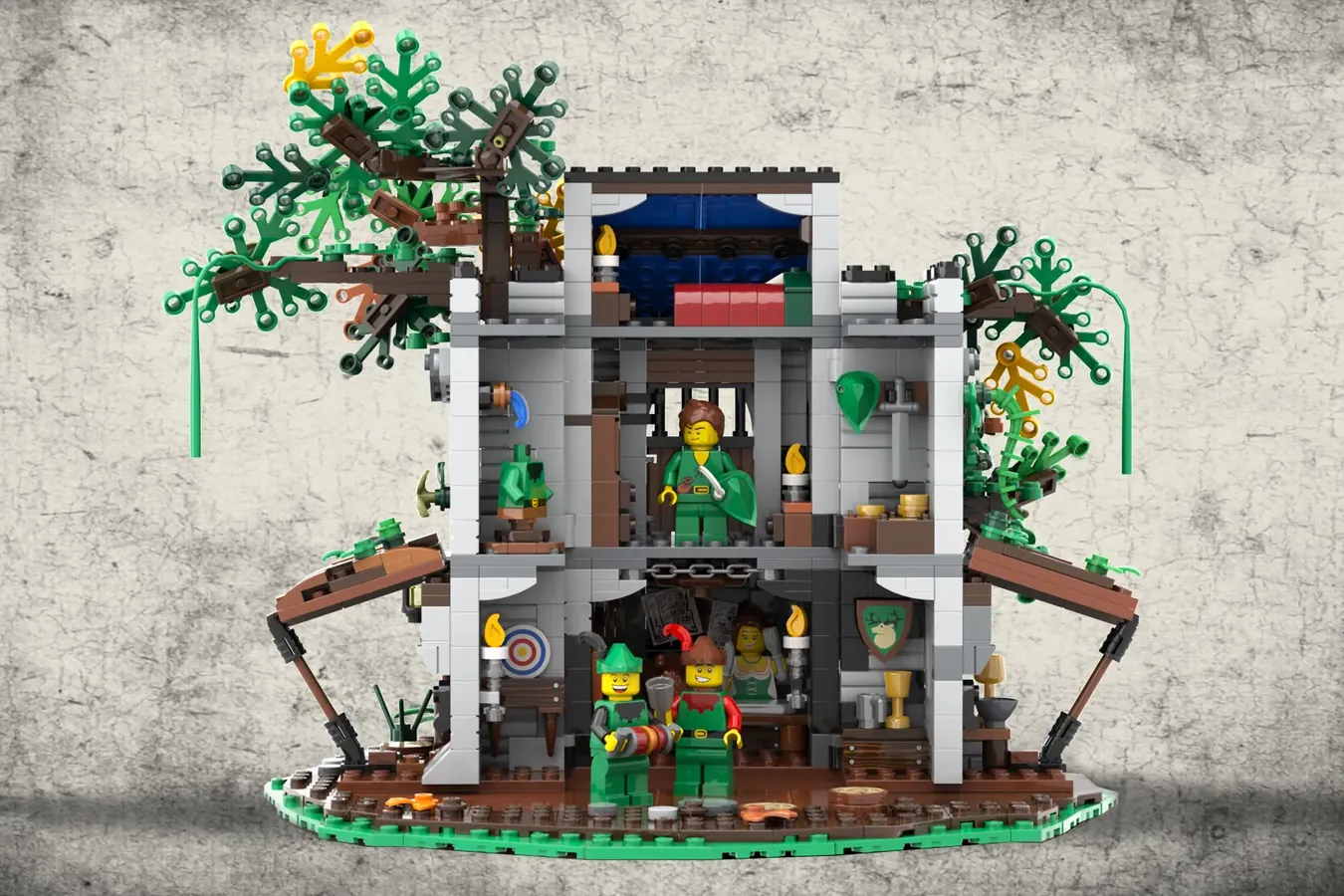 THE FORESTMEN SECRET INN Achieves 10K Supports on LEGO IDEAS