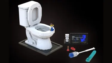 レゴ(R)アイデアで『レゴ(R)のトイレ』が製品化レビュー進出：2022年第1回1万サポート獲得デザイン紹介