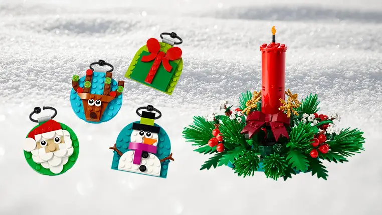 Adorable Santas and Ornaments! New LEGO® Sets to Brighten Your Christmas Launching in September