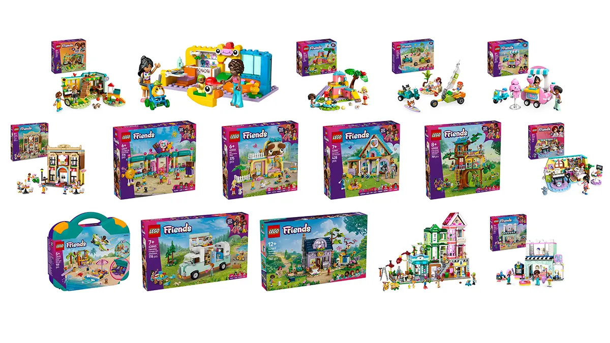 New LEGO® Friends Sets Launching January 1! Packed with Animals, Jobs, Shopping, and Adventures!