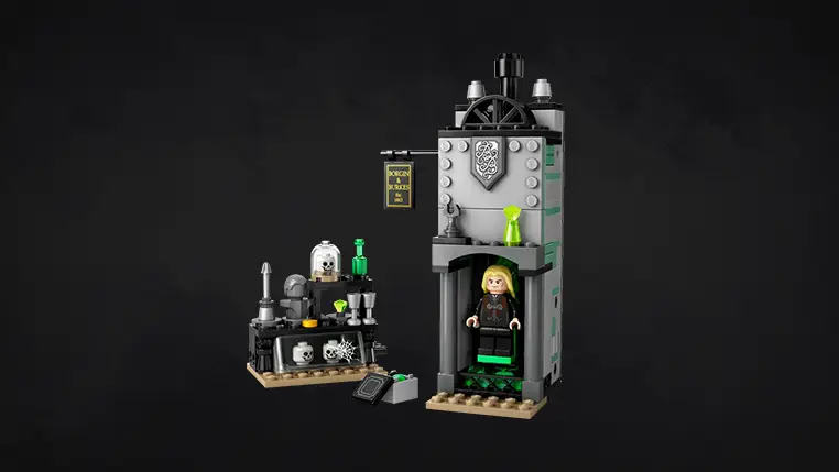 Experience the Magic: Get the Borgin and Burkes LEGO® Set with Floo Network Feature as a GWP Starting September 1st!