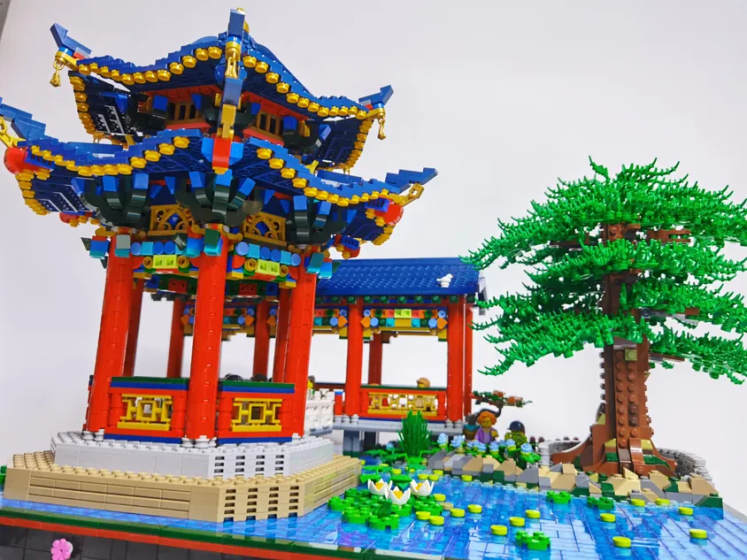 レゴ®アイデアで『中国庭園』が製品化レビュー進出：2022年第2回1万サポート獲得デザイン紹介
