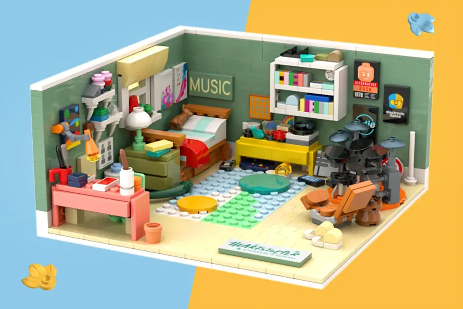 レゴ®アイデアで『ハートストッパーのチャーリーの部屋』が製品化レビュー進出：2022年第2回1万サポート獲得デザイン紹介