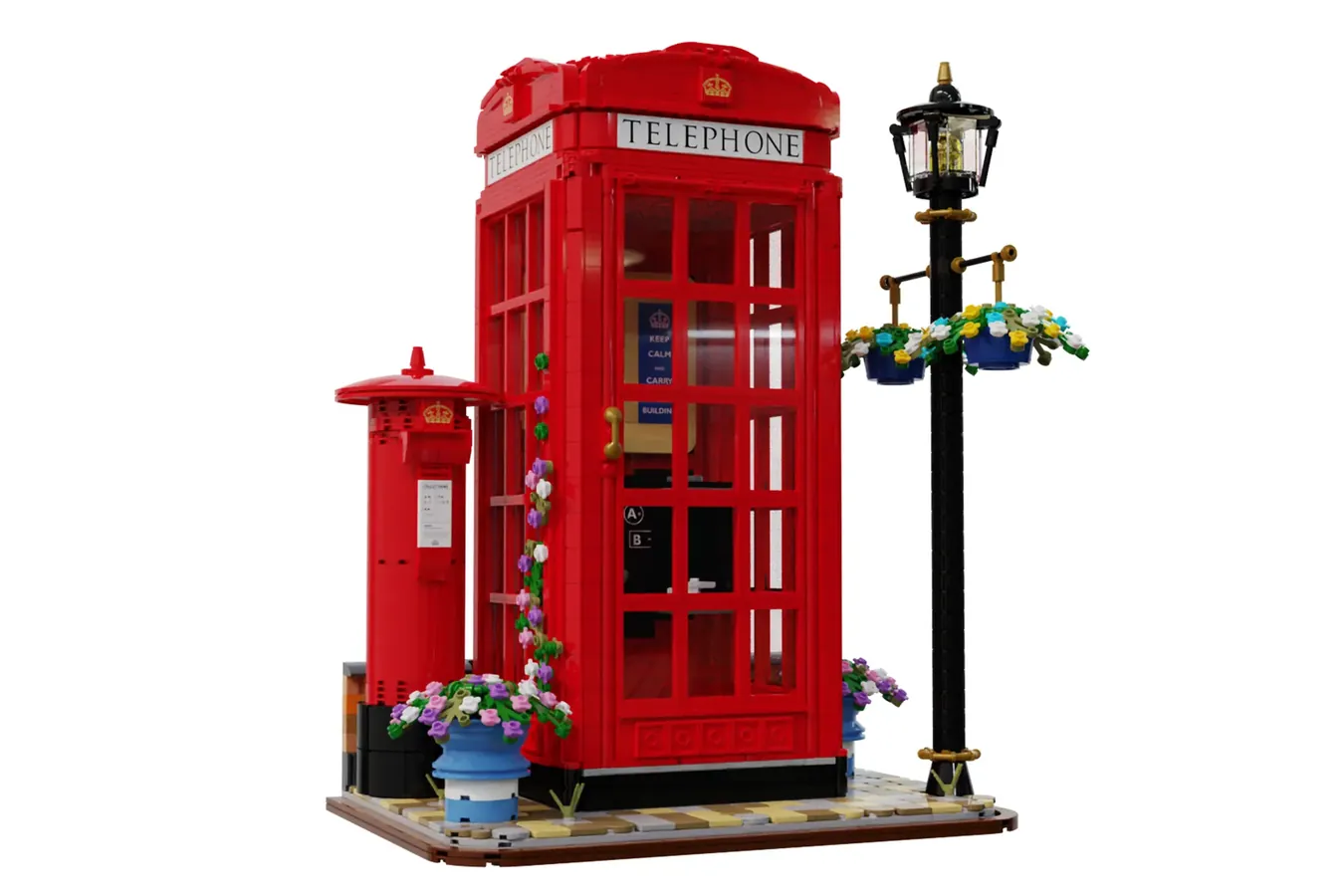 ロンドンの赤い電話ボックス